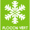 Label Flocon vert