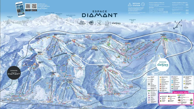 Plan Des Pistes Les Saisies