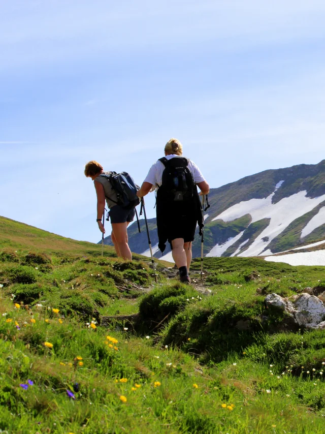 randonneurs dans le beaufortain